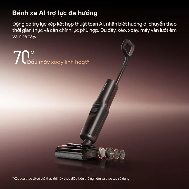 Máy Hút Bụi Lau Sàn Roborock F25 Pro Turbo 10