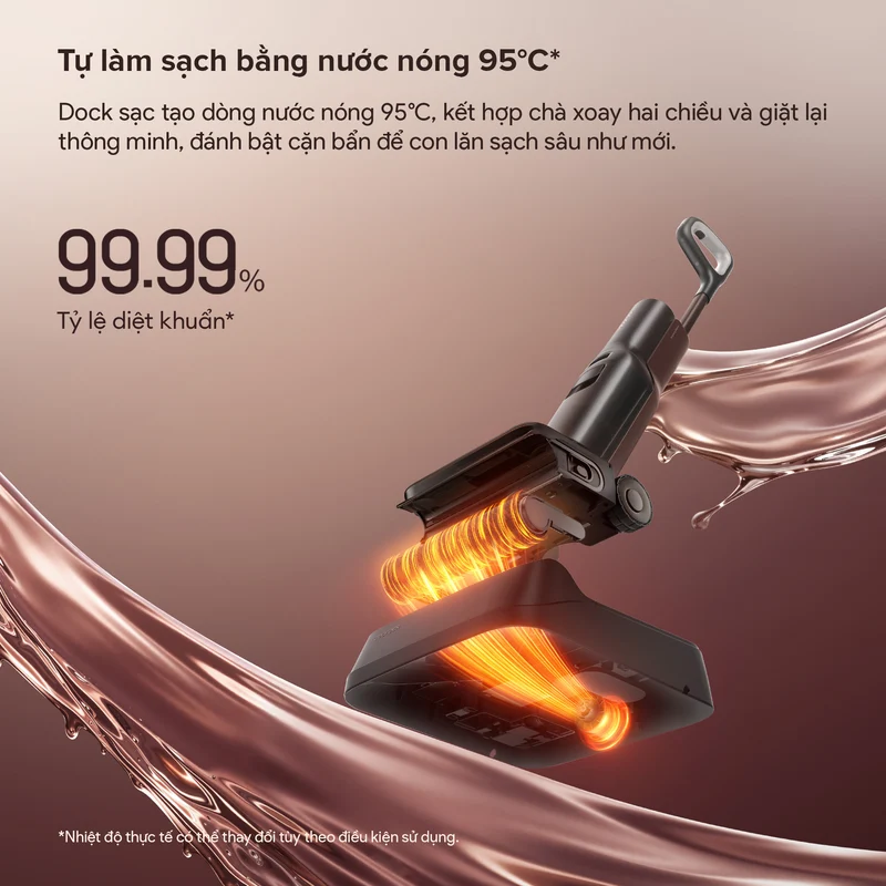 Máy Hút Bụi Lau Sàn Roborock F25 Pro Turbo 12