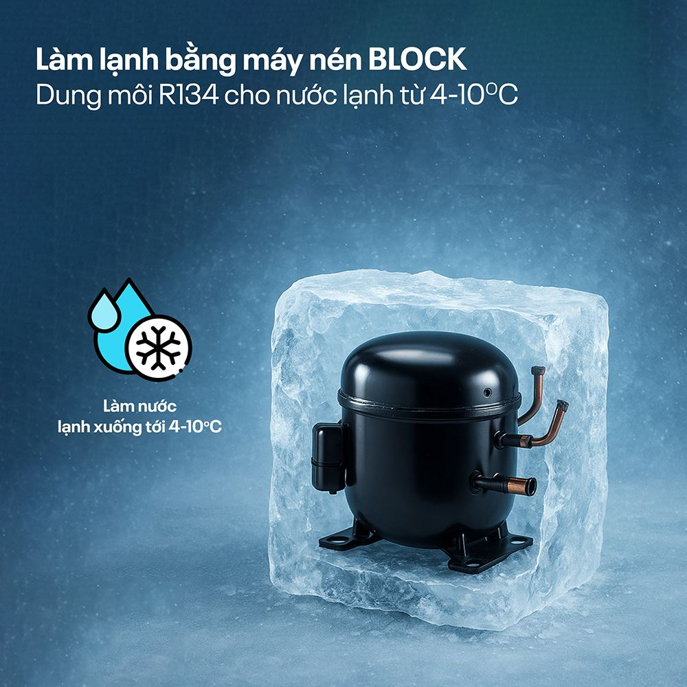 Cây Nước Nóng Lạnh Kết Hợp Bàn Trà Fujihome TBA2 7