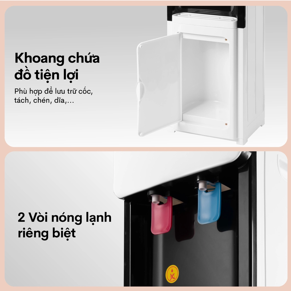 Cây Nước Nóng Lạnh Fujihome WD2002E 6