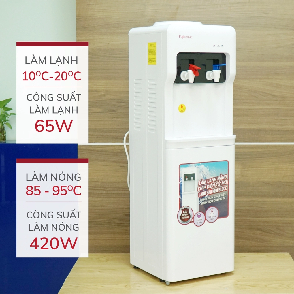 Cây Nước Nóng Lạnh Fujihome WD5320E 5