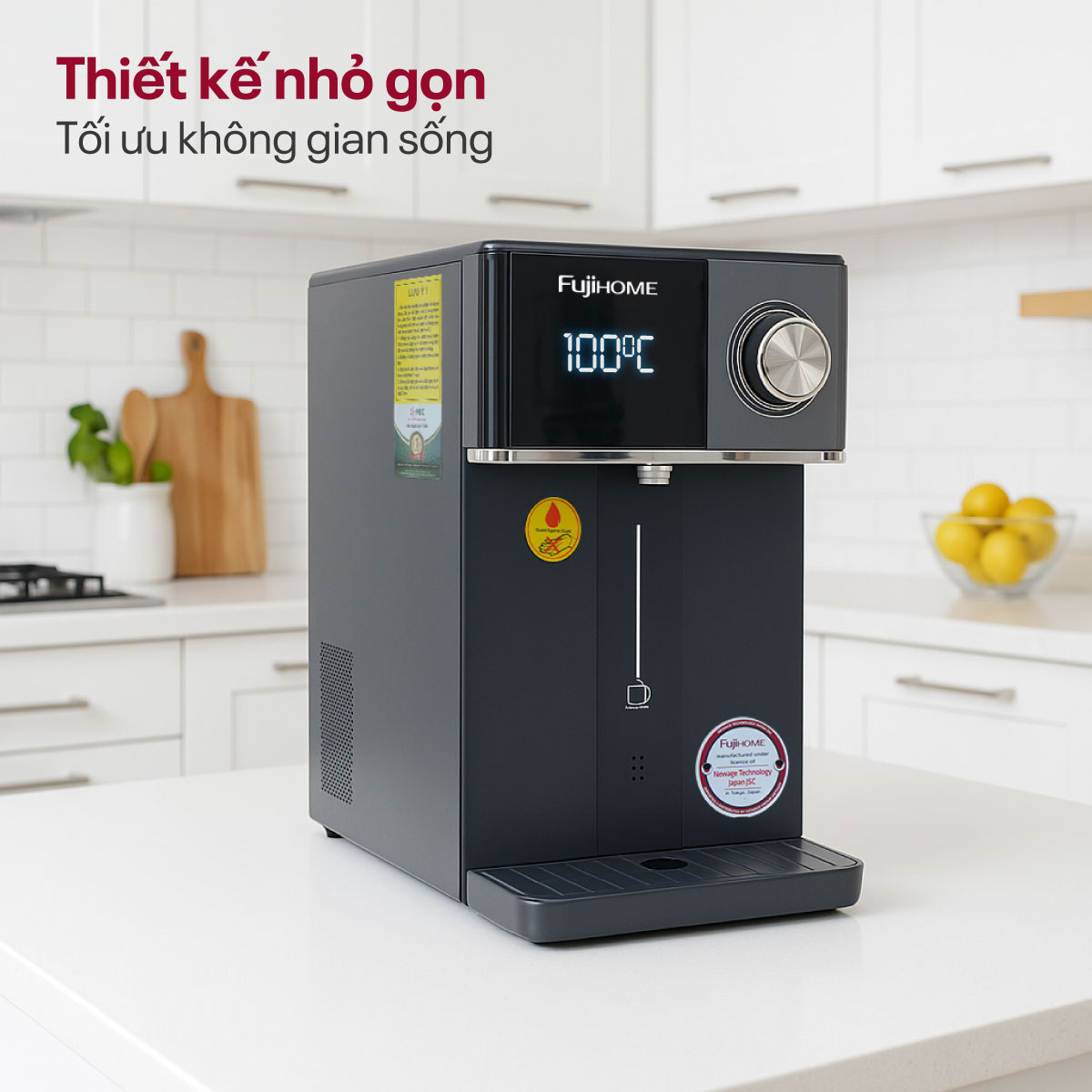 Máy Lọc Nước RO Nóng Lạnh Fujihome WP302C 3