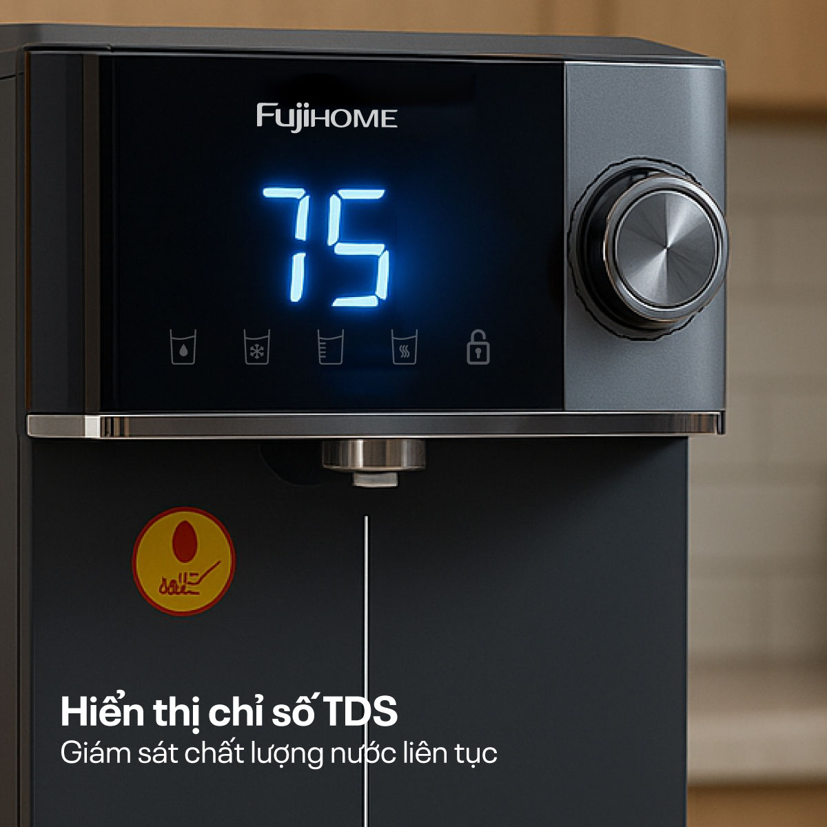 Máy Lọc Nước RO Nóng Lạnh Fujihome WP302C 7