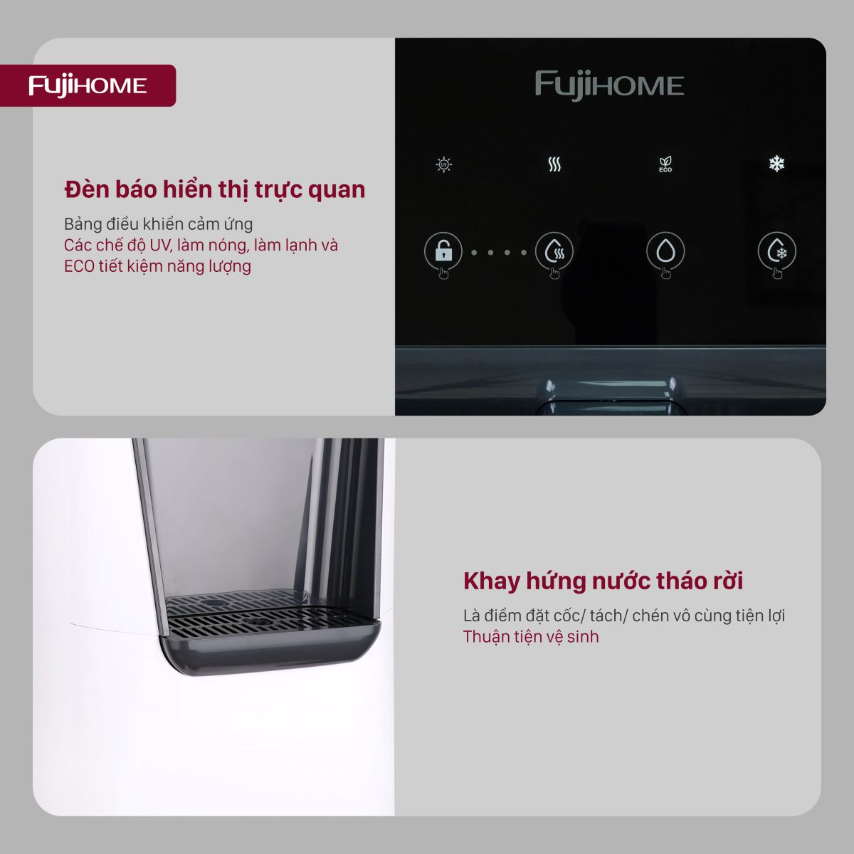 Máy Lọc Nước RO Tích Hợp Làm Nóng Lạnh Fujhome WP9201C 7