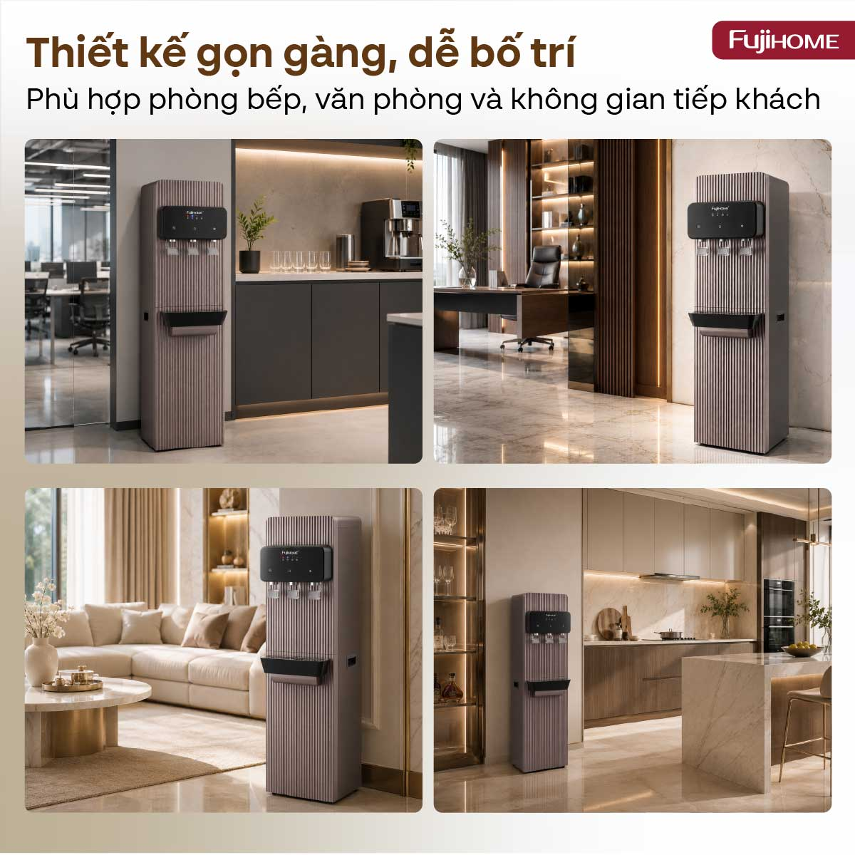 Máy Lọc Nước Có Chức Năng Làm Nóng Lạnh Fujihome WP2109C 2
