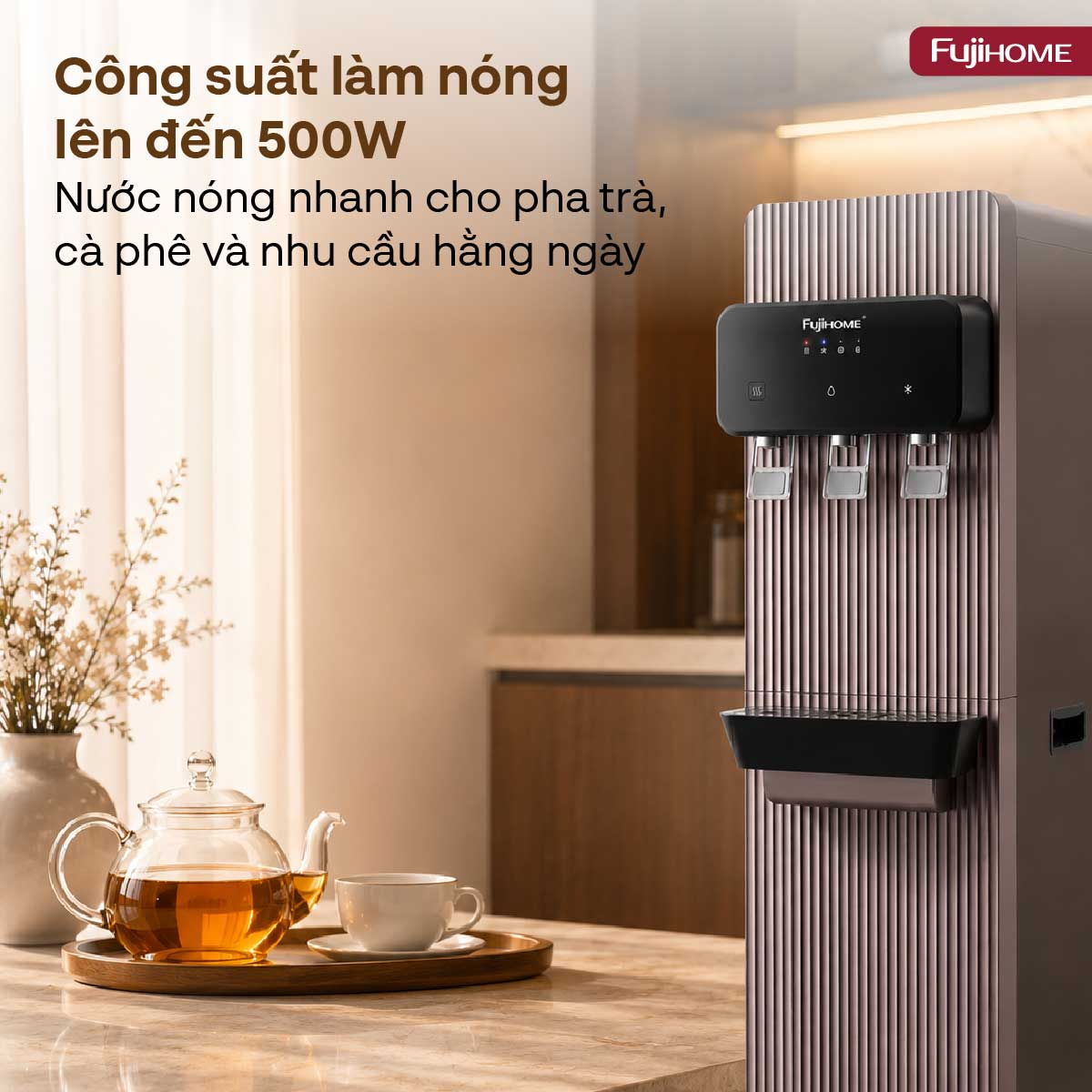 Máy Lọc Nước Có Chức Năng Làm Nóng Lạnh Fujihome WP2109C 7