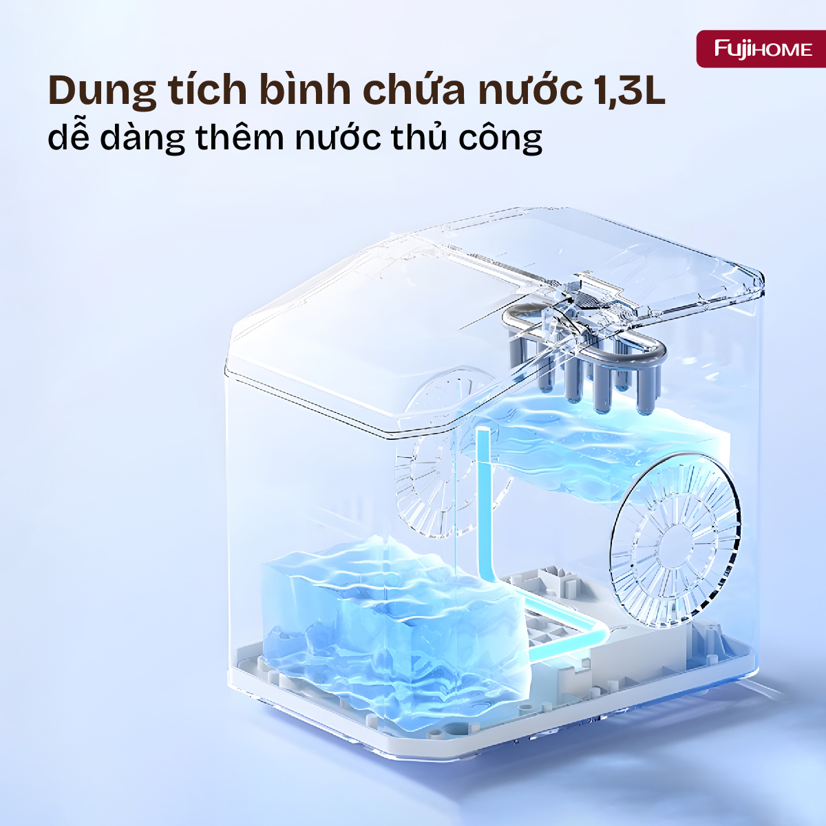 Máy Làm Đá Viên Mini Fujihome IM1218 7