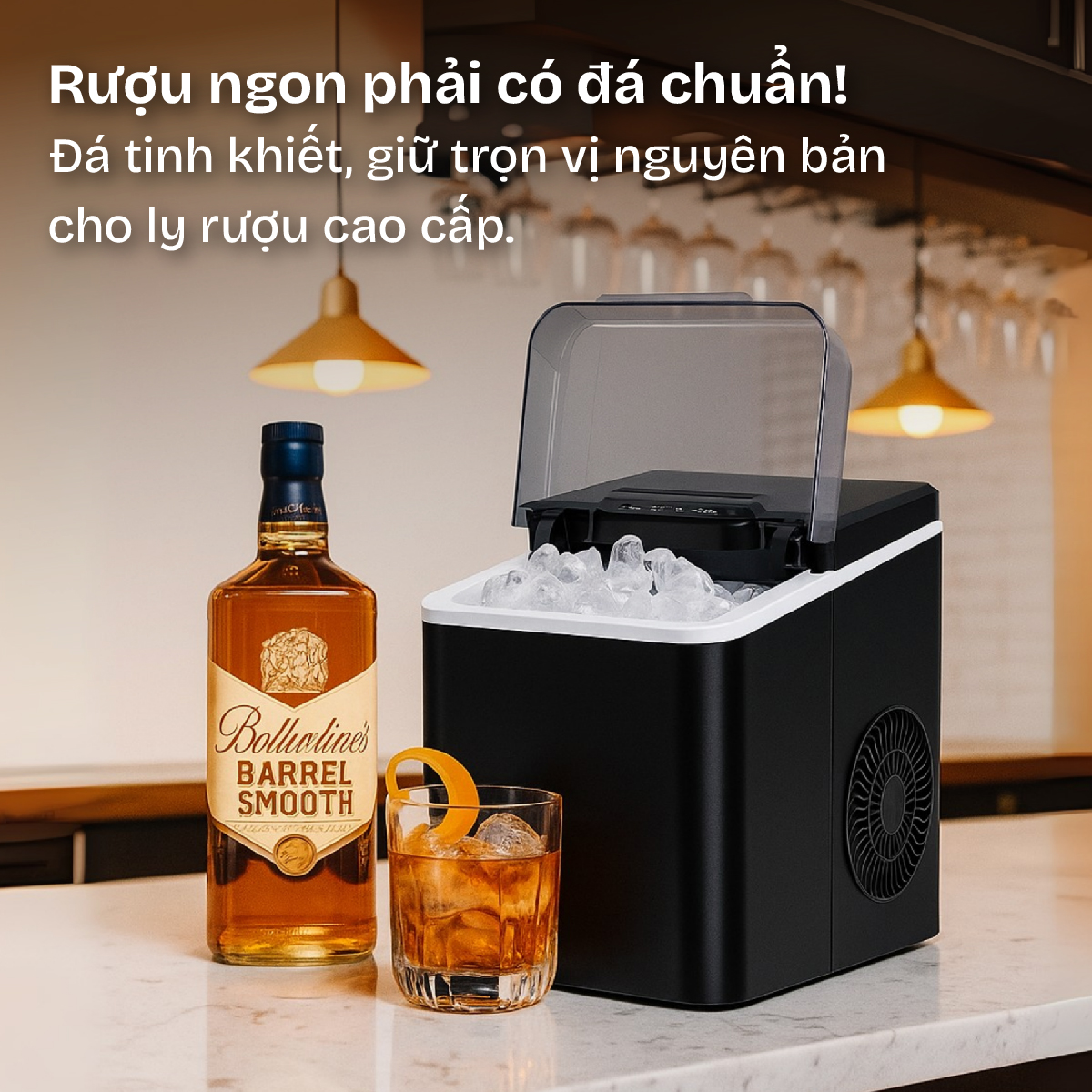 Máy Làm Đá Viên Mini Fujihome IM1218 9