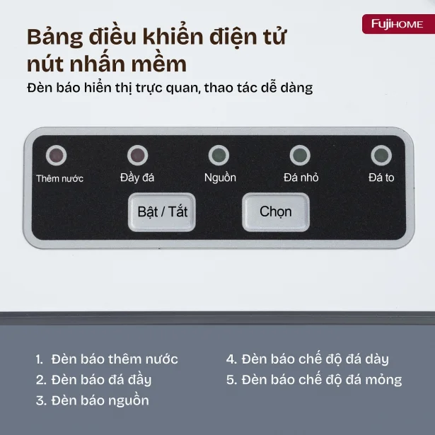 Máy Làm Đá Fujihome IM12N