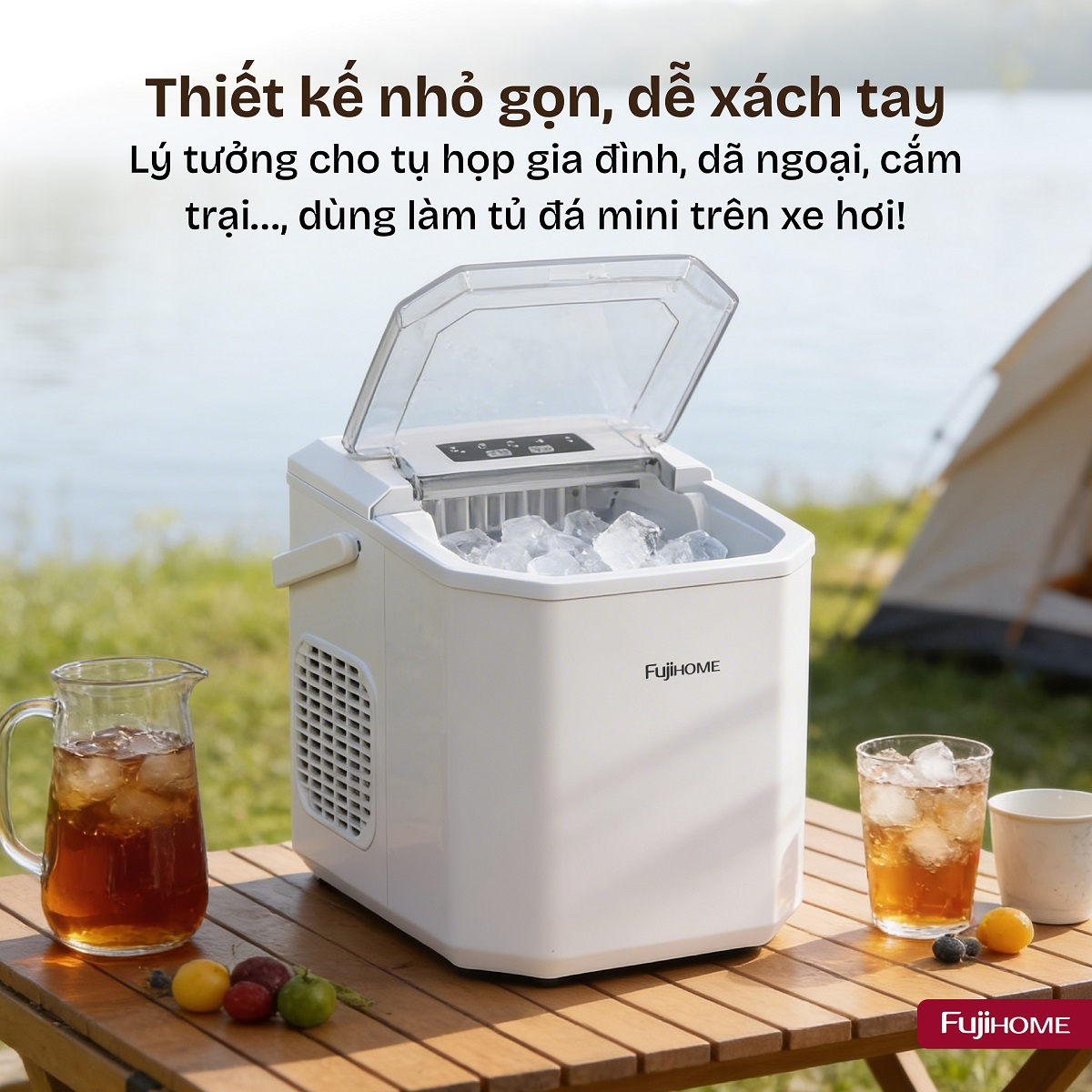 Máy Làm Đá Fujihome IM12N 2