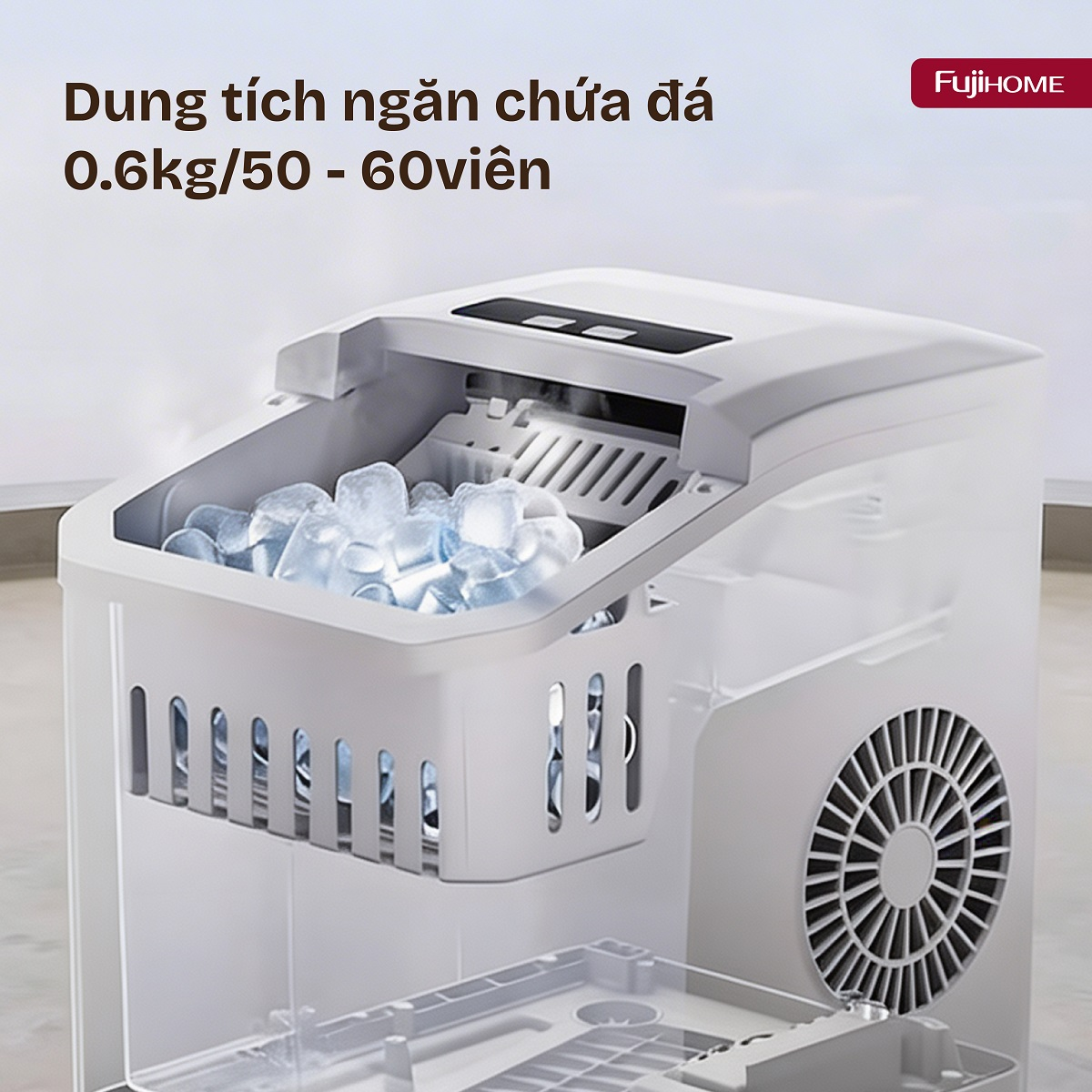 Máy Làm Đá Fujihome IM12N 8