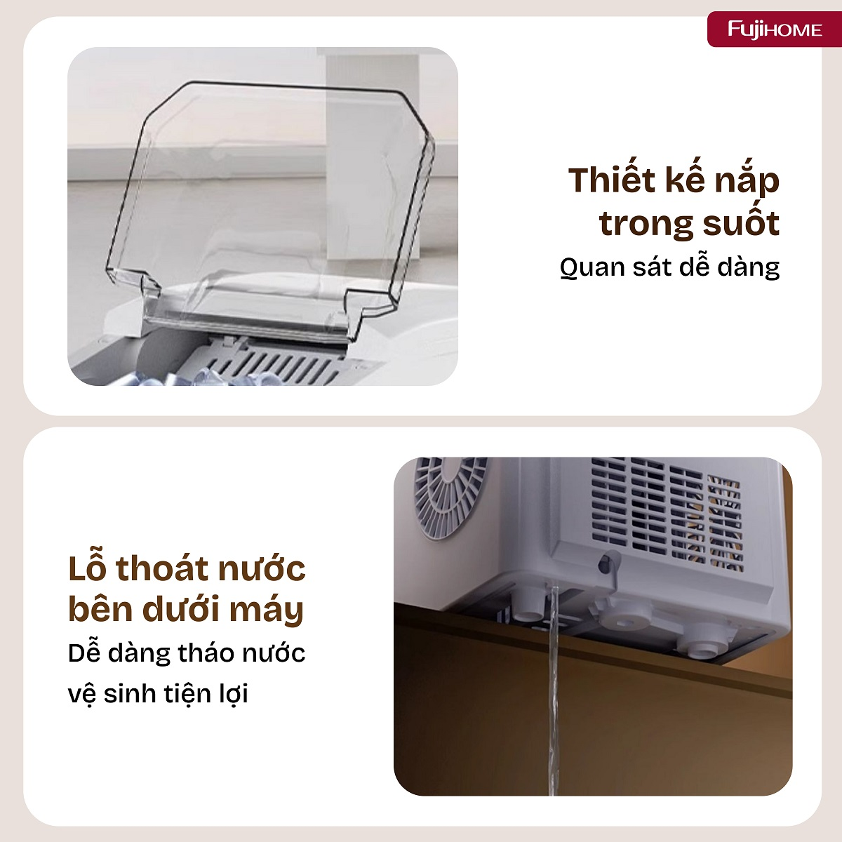 Máy Làm Đá Fujihome IM12N 9