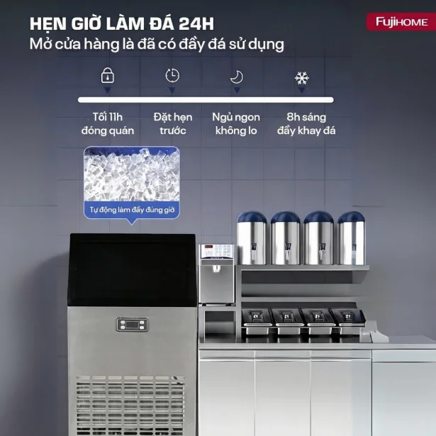 Máy Làm Đá Fujihome IM65