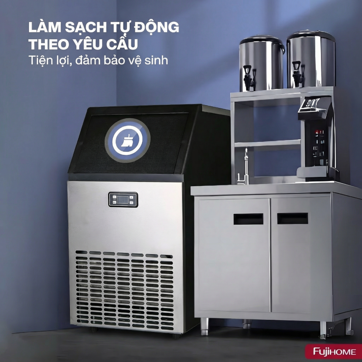 Máy Làm Đá Fujihome IM65 7