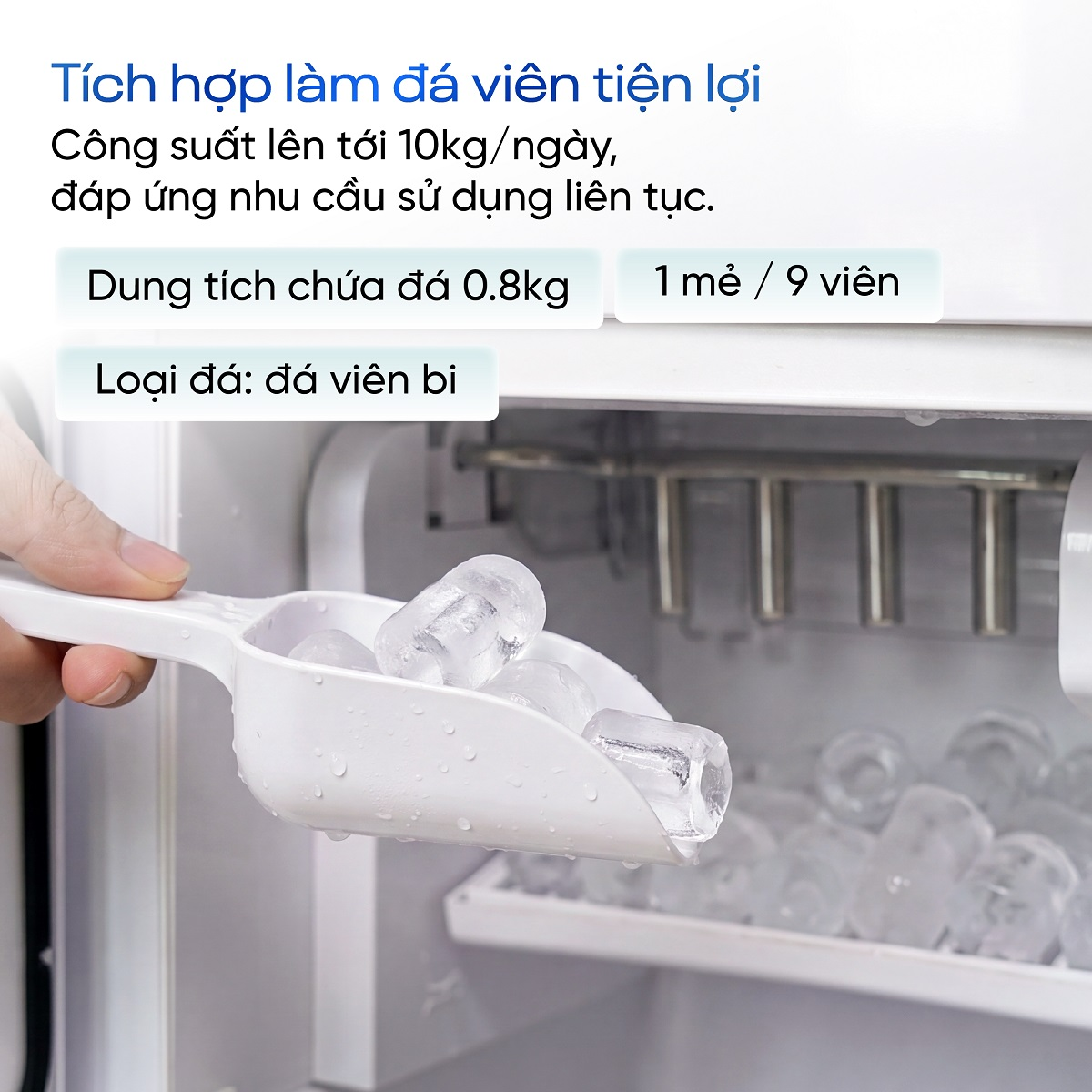 Máy Làm Nóng Lạnh Nước Uống Và Làm Đá Fujihome WD593C-IM 7