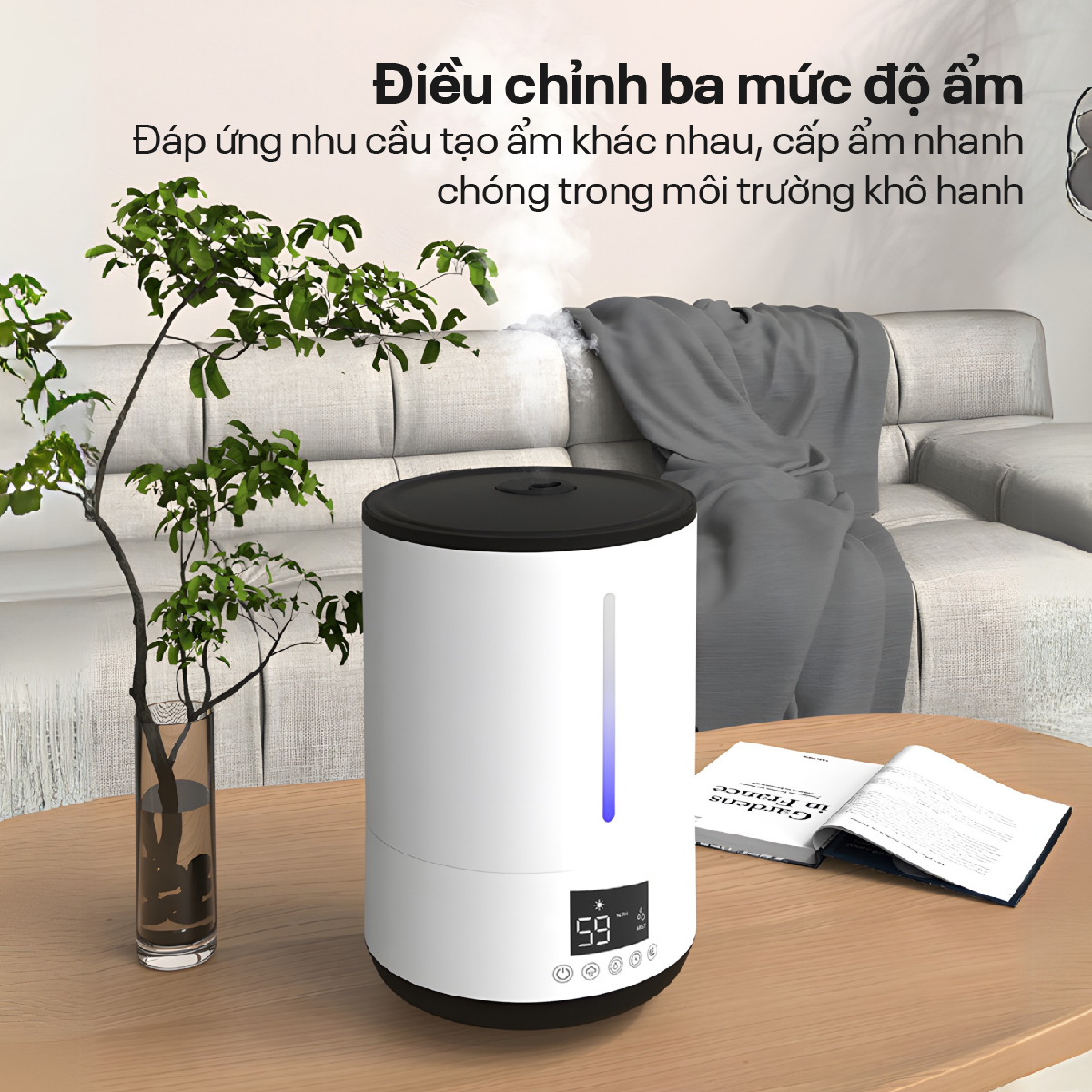 Máy Phun Sương Tạo Ẩm Xông Tinh Dầu Fujihome HM06E 1