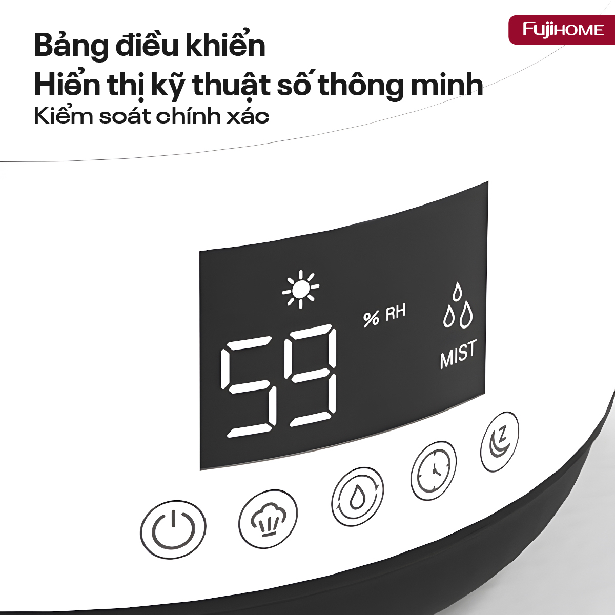 Máy Phun Sương Tạo Ẩm Xông Tinh Dầu Fujihome HM06E 4