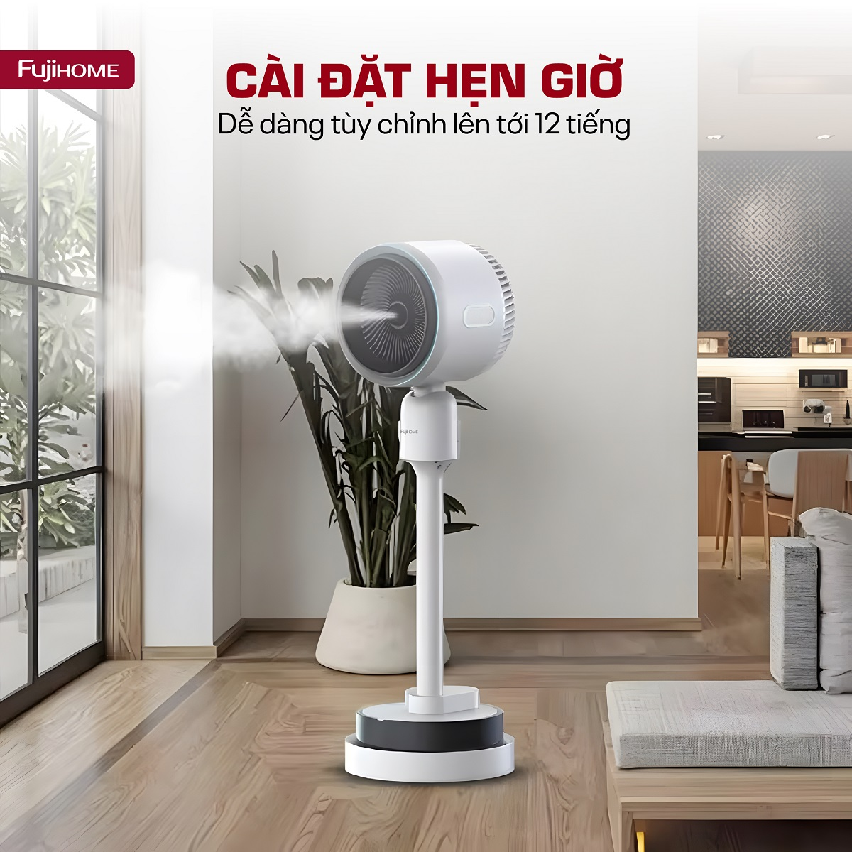 Quạt Điều Hòa Bốn Mùa Đa Năng Fujihome AC707 11