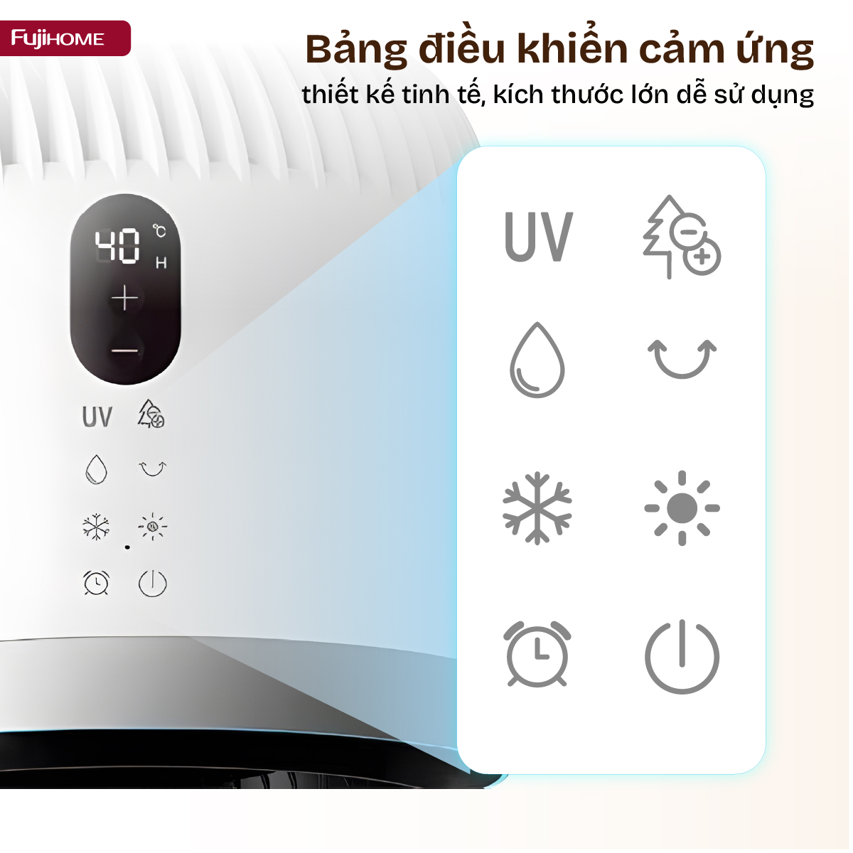 Quạt Điều Hòa Bốn Mùa Đa Năng Fujihome AC707 13