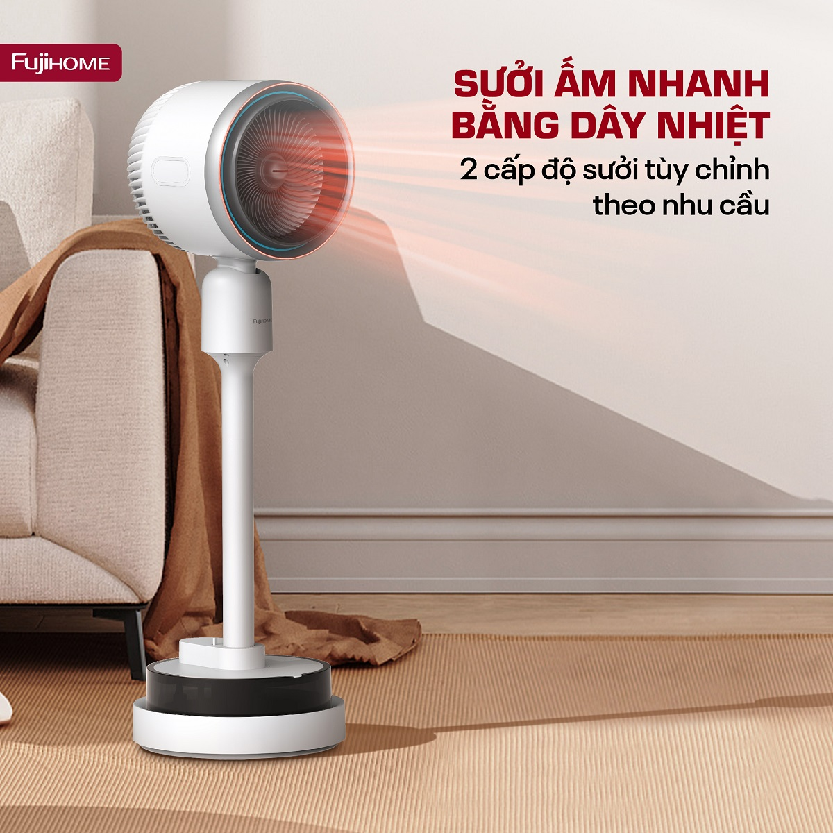 Quạt Điều Hòa Bốn Mùa Đa Năng Fujihome AC707 3