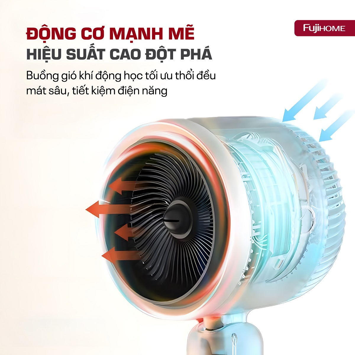 Quạt Điều Hòa Bốn Mùa Đa Năng Fujihome AC707 4