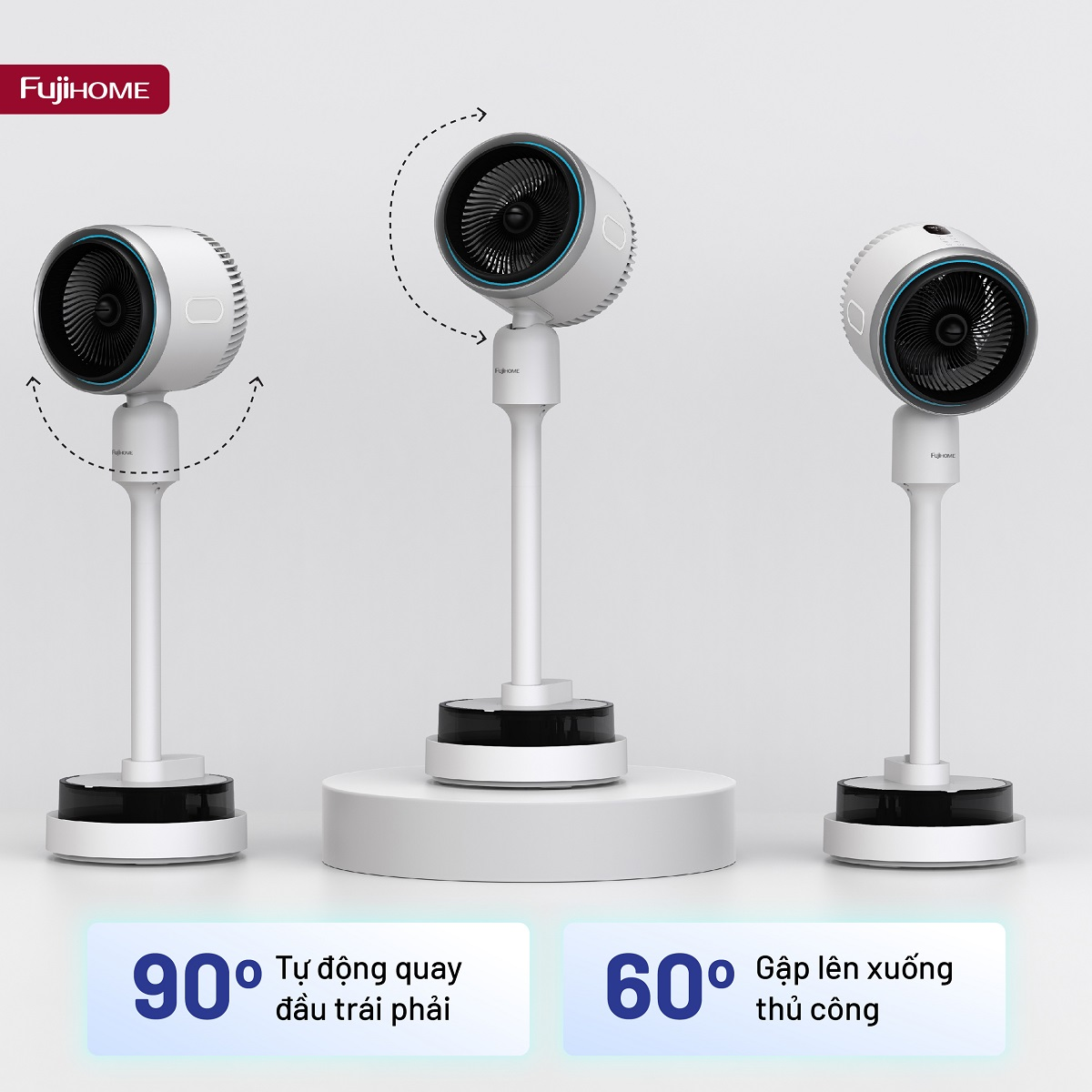 Quạt Điều Hòa Bốn Mùa Đa Năng Fujihome AC707 8