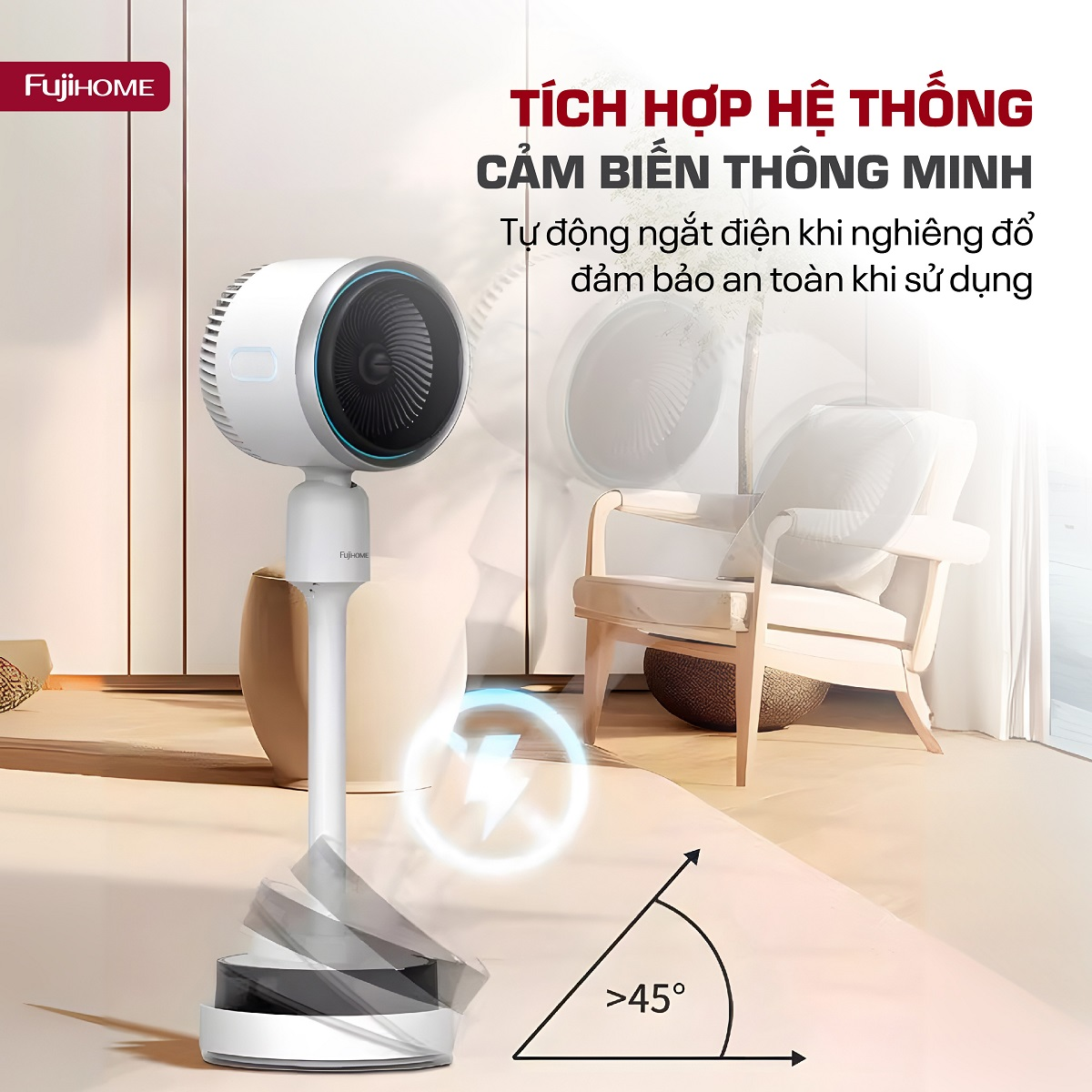 Quạt Điều Hòa Bốn Mùa Đa Năng Fujihome AC707 9
