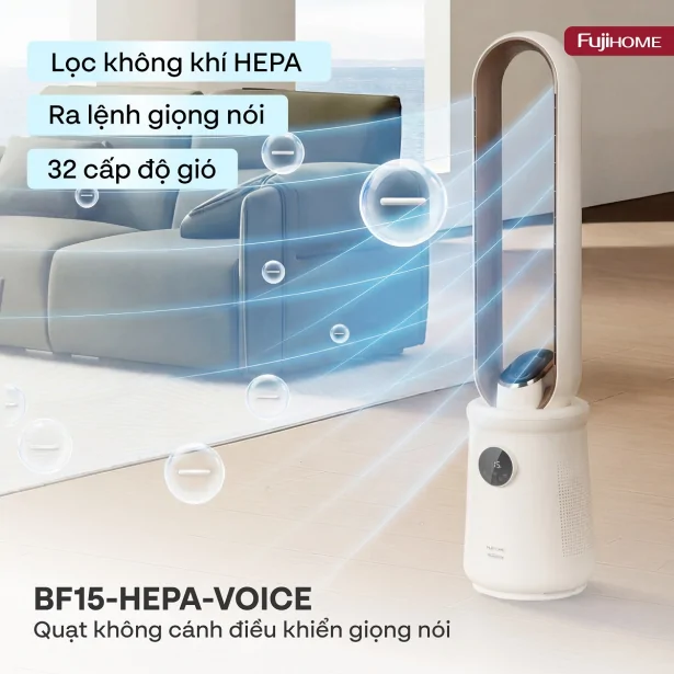 BF15-HEPA-VOICE (Màu trắng)