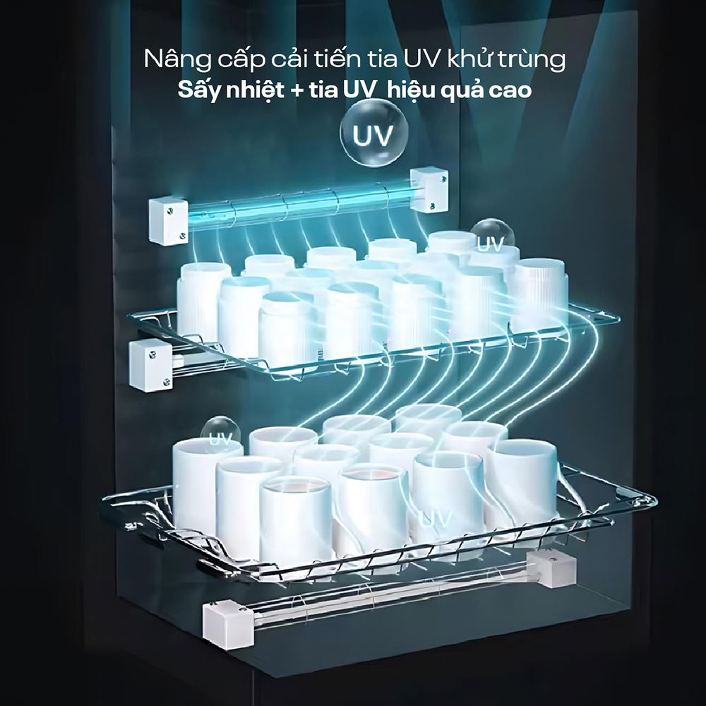 Tủ Sấy Chén Bát Tiệt Trùng Fujihome DD128 5