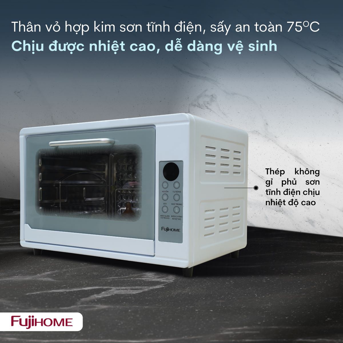 Tủ Sấy Tiệt Trùng Đa Năng Fujihome DD38 2