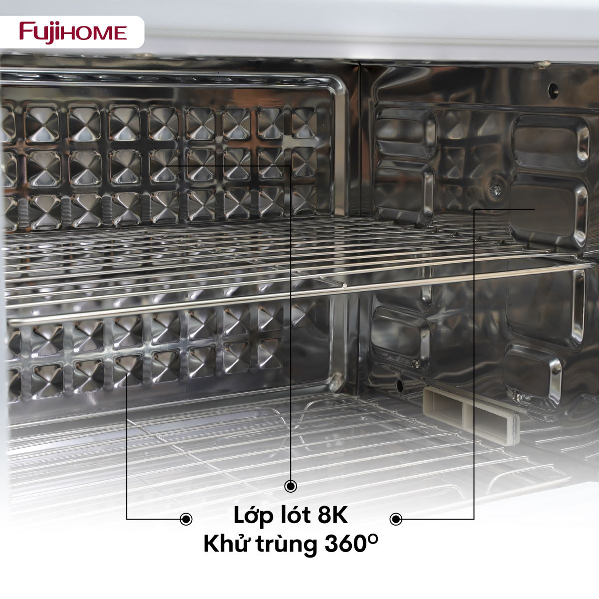 Tủ Sấy Tiệt Trùng Đa Năng Fujihome DD38 4