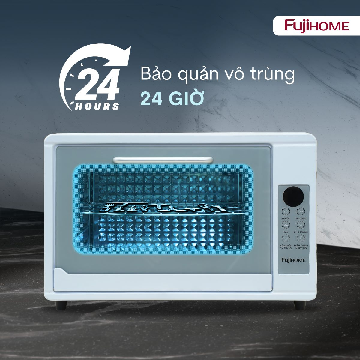 Tủ Sấy Tiệt Trùng Đa Năng Fujihome DD38 9