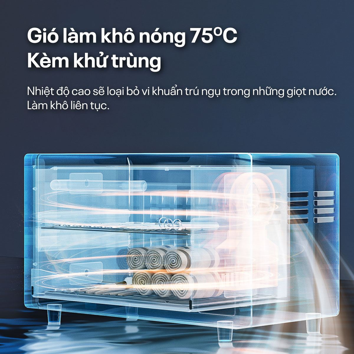 Tủ Sấy Tiệt Trùng Đa Năng Fujihome DD48 2