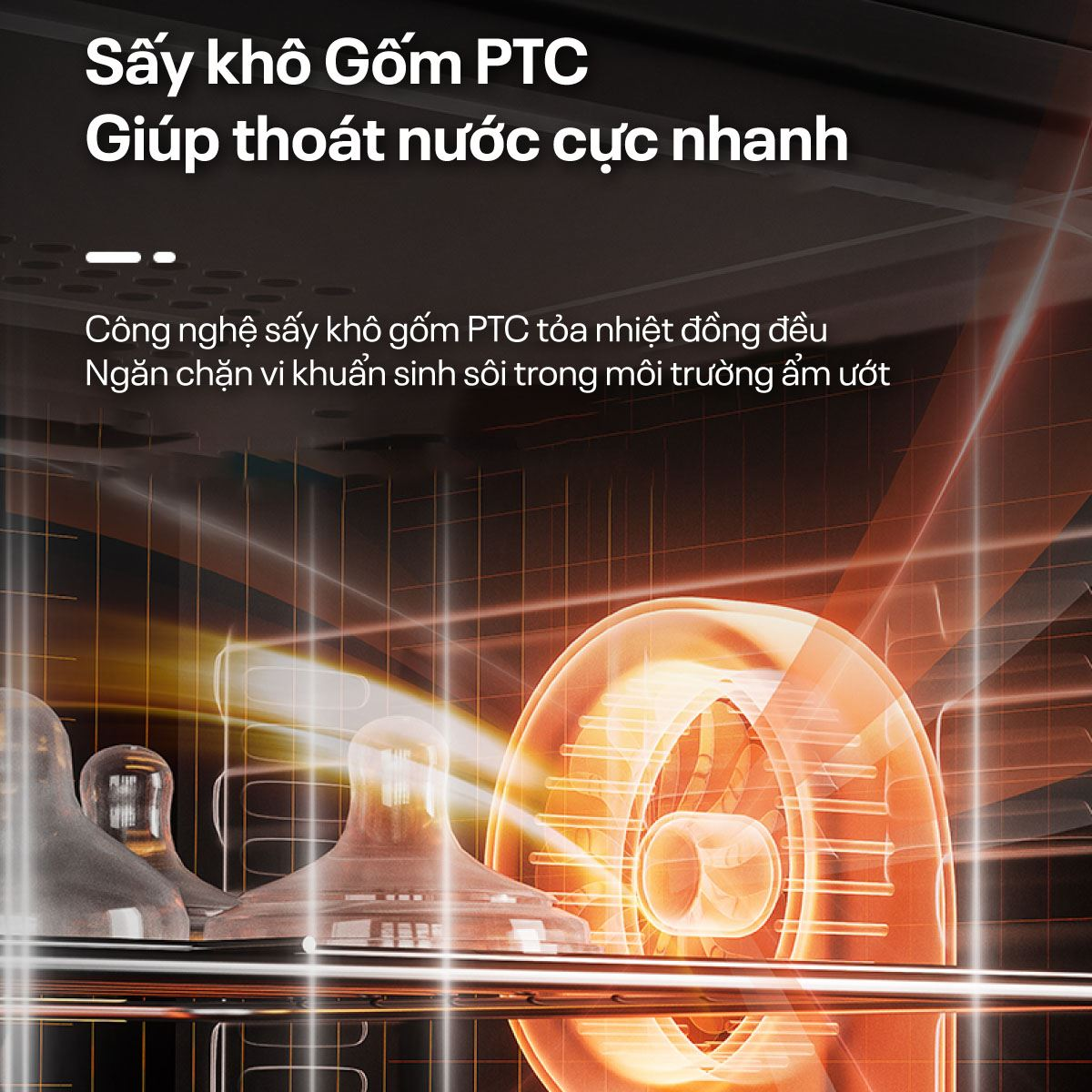 Tủ Sấy Tiệt Trùng Đa Năng Fujihome DD48 3