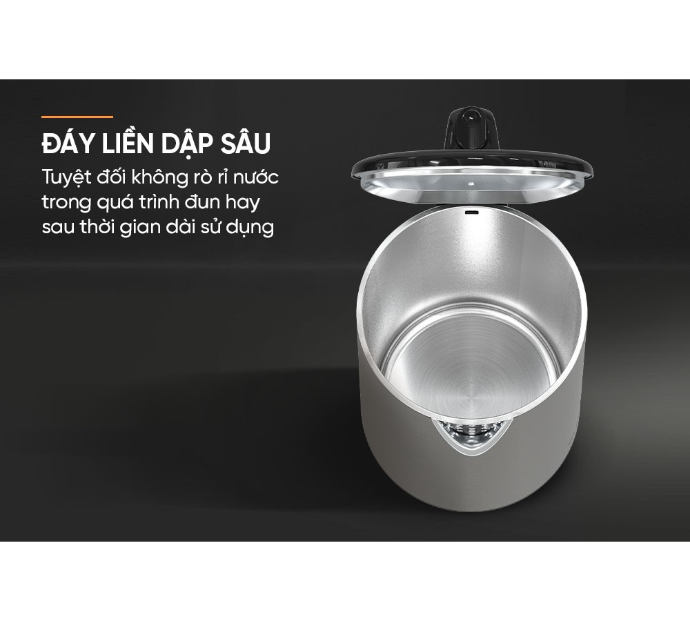 Ấm Siêu Tốc Inox 2 Lớp 2 Lít Sunhouse SHD1396 8