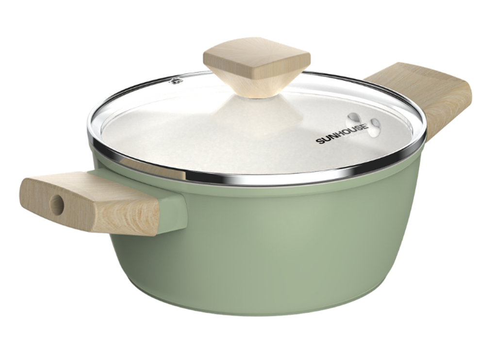 Bộ Nồi Phủ Sứ Nano Đáy Từ Sunhouse Healthy SHG7979MT3 1