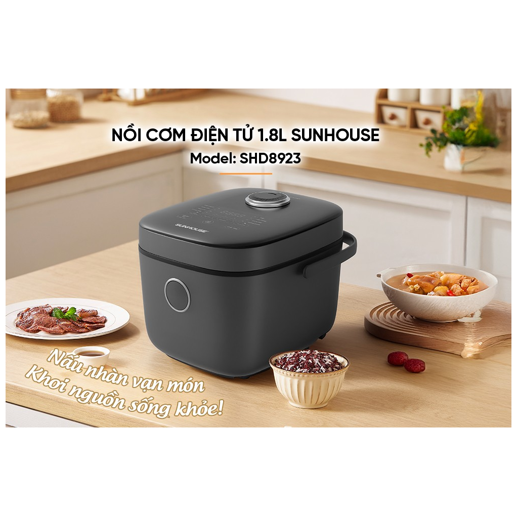 Nồi Cơm Điện Tử 1.8 Lít Sunhouse SHD8923 6