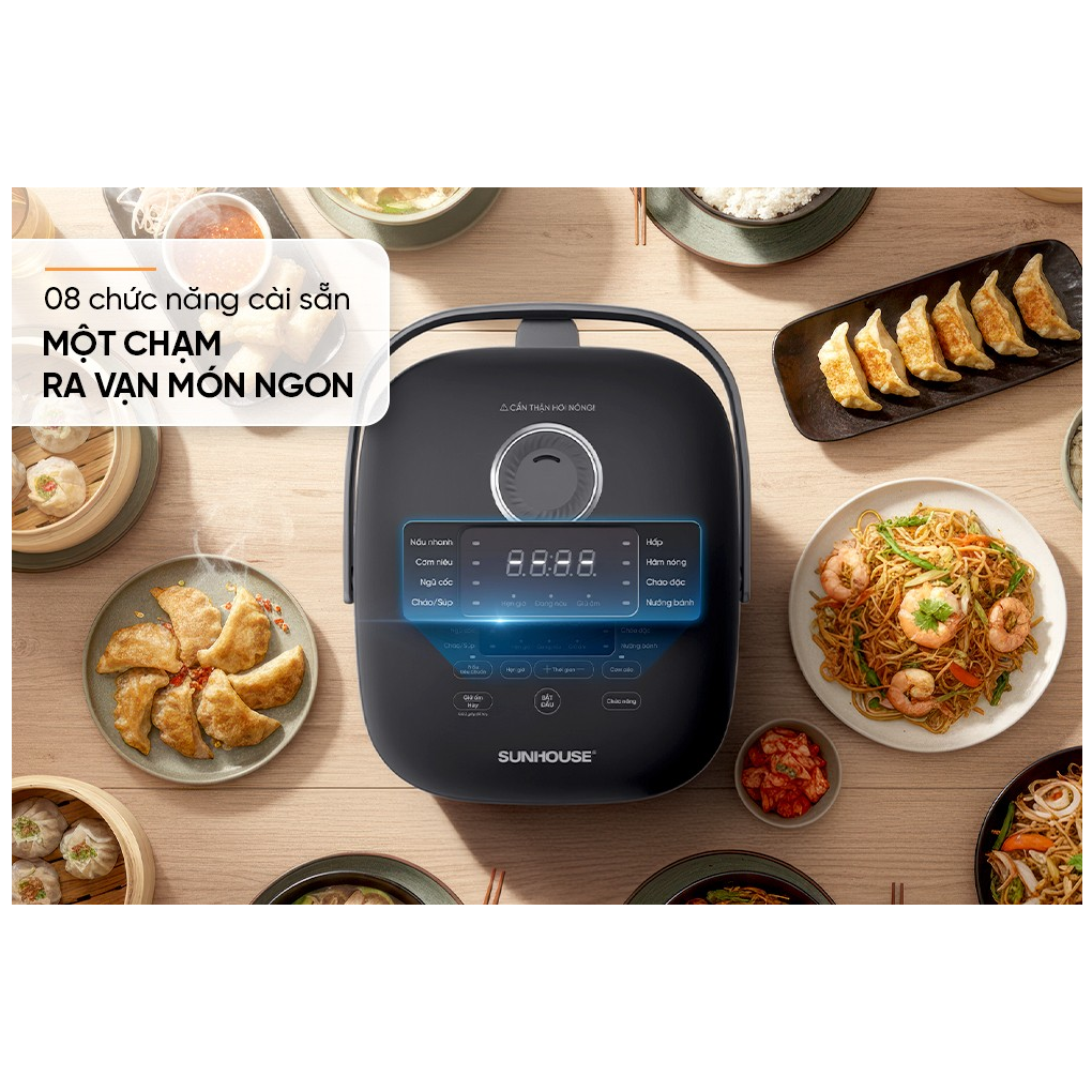 Nồi Cơm Điện Tử 1.8 Lít Sunhouse SHD8923 9