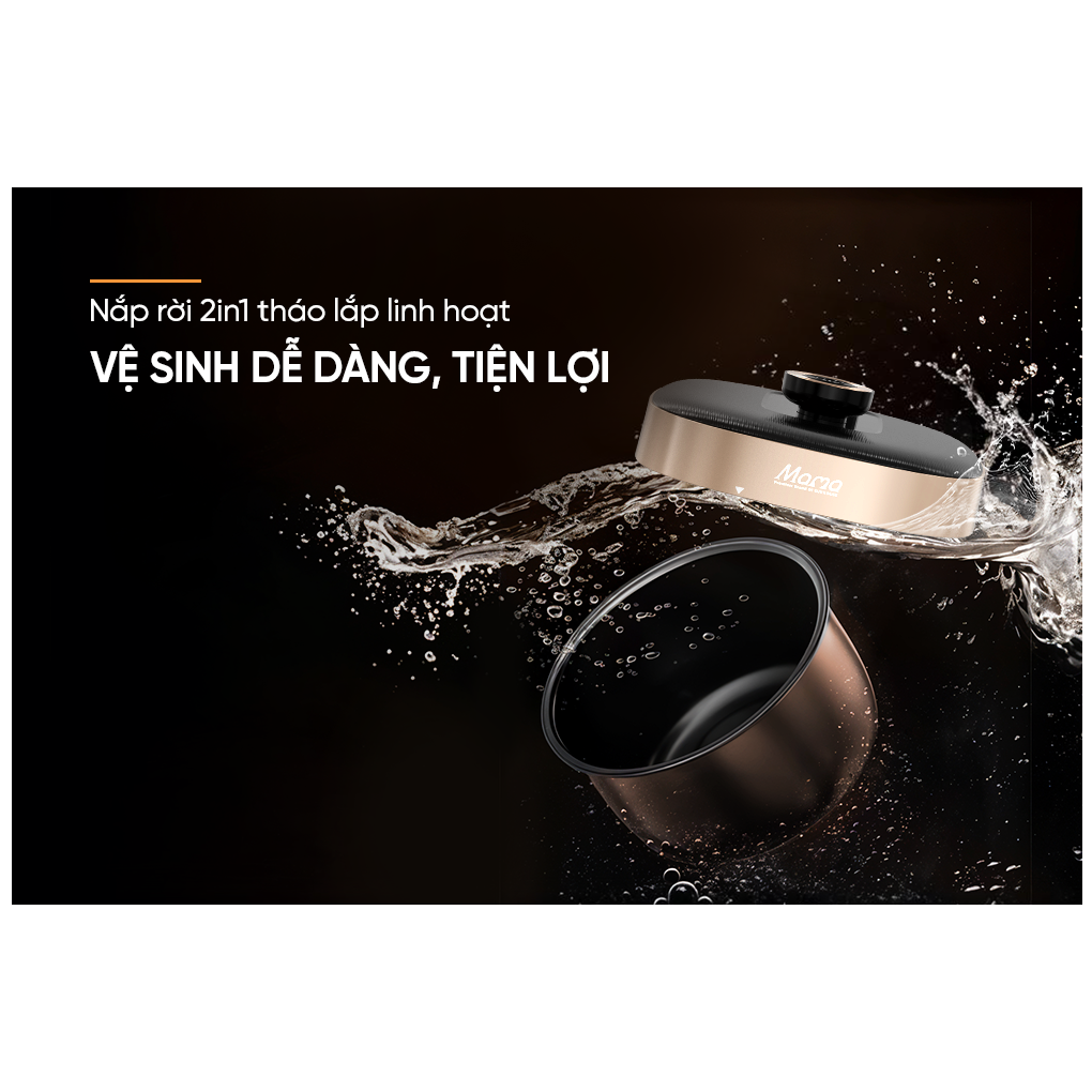 Nồi Áp Suất Điện Tử Đa Năng 6 Lít Sunhouse Mama SHD1670 10
