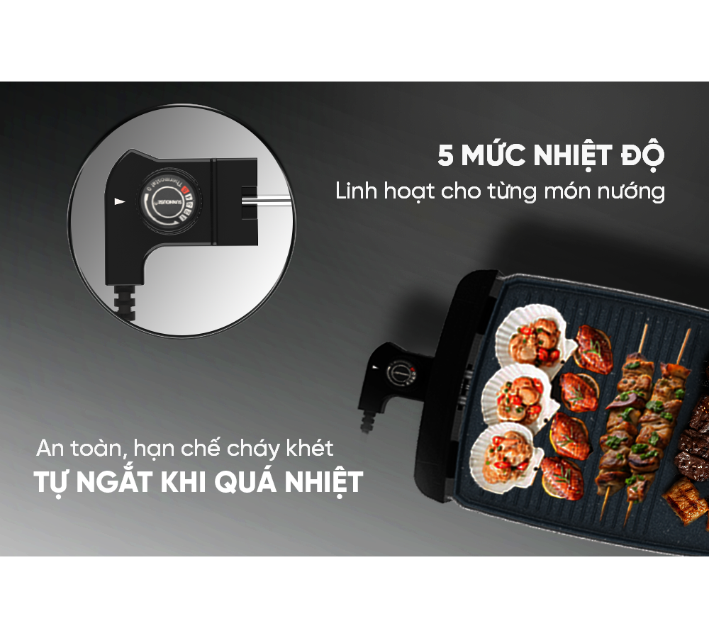 Bếp Nướng Điện Sunhouse SHD4612 10