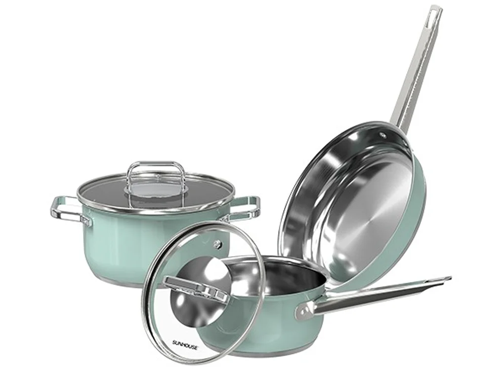 Bộ Nồi Chảo Inox 304 Sunhouse SHG608