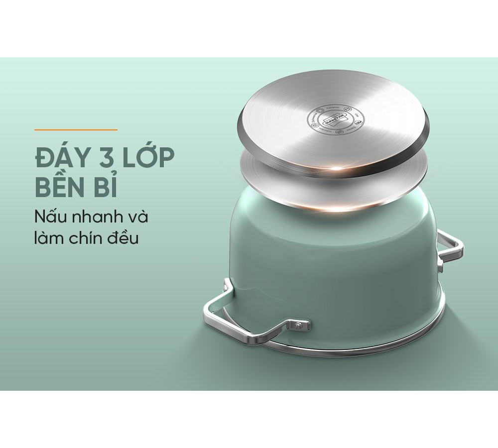 Bộ Nồi Chảo Inox 304 Sunhouse SHG608 9