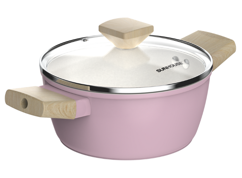 Bộ Nồi Phủ Sứ Nano Đáy Từ Sunhouse Healthy SHG7979MP4 6