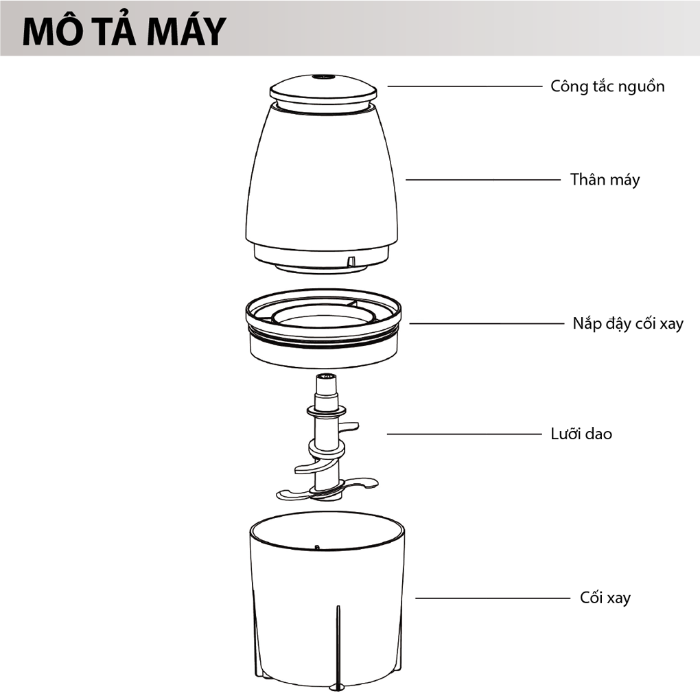Máy Xay Thịt Simplehome FP126E 2