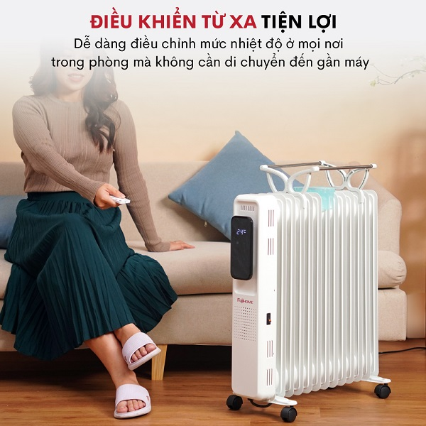 Máy Sưởi Dầu Fujihome OH8613 5