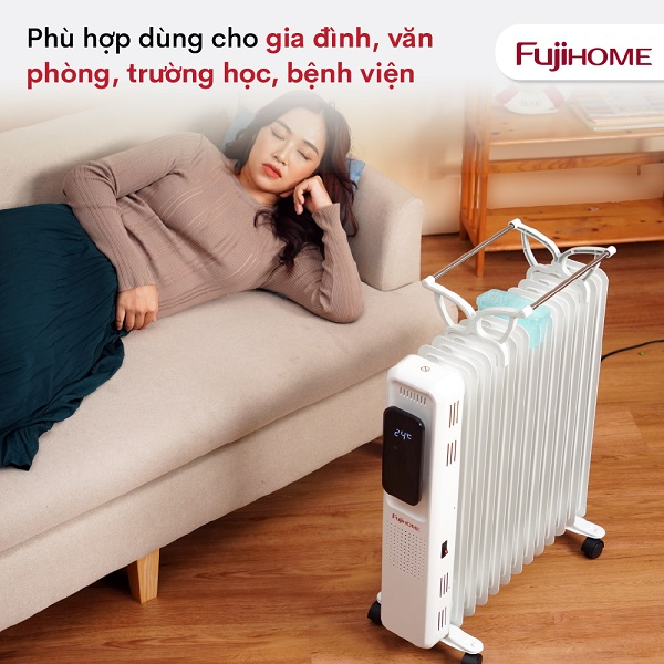 Máy Sưởi Dầu Fujihome OH8613 6