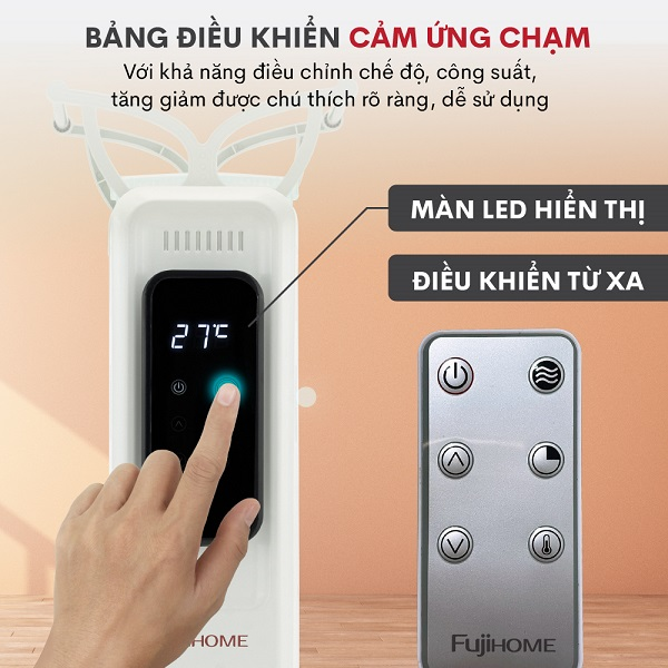 Máy Sưởi Dầu Fujihome OH8613 7