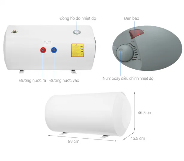Máy Nước Nóng Gián Tiếp Ferroli Aqua 100 lít 2500W SEH_ELCB