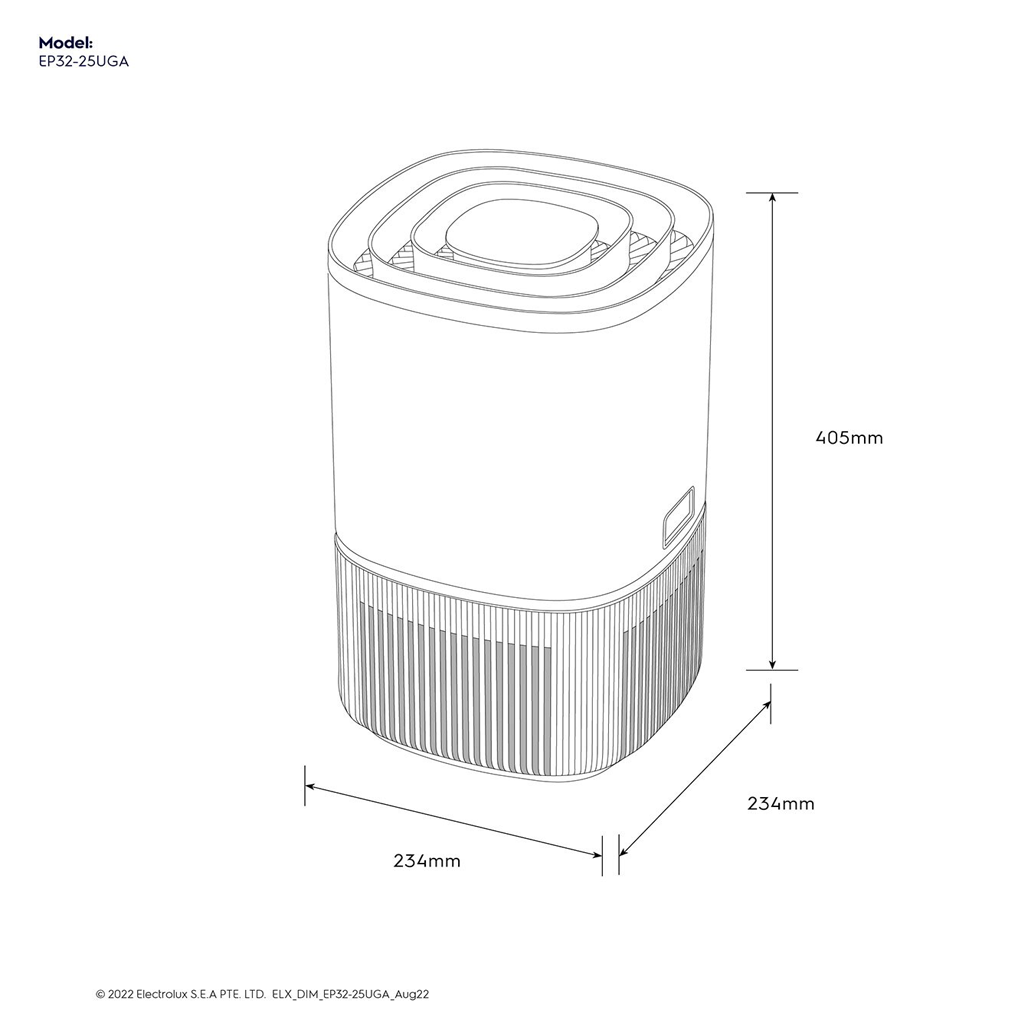 Máy Lọc Không Khí Electrolux EP32-25UGA 10