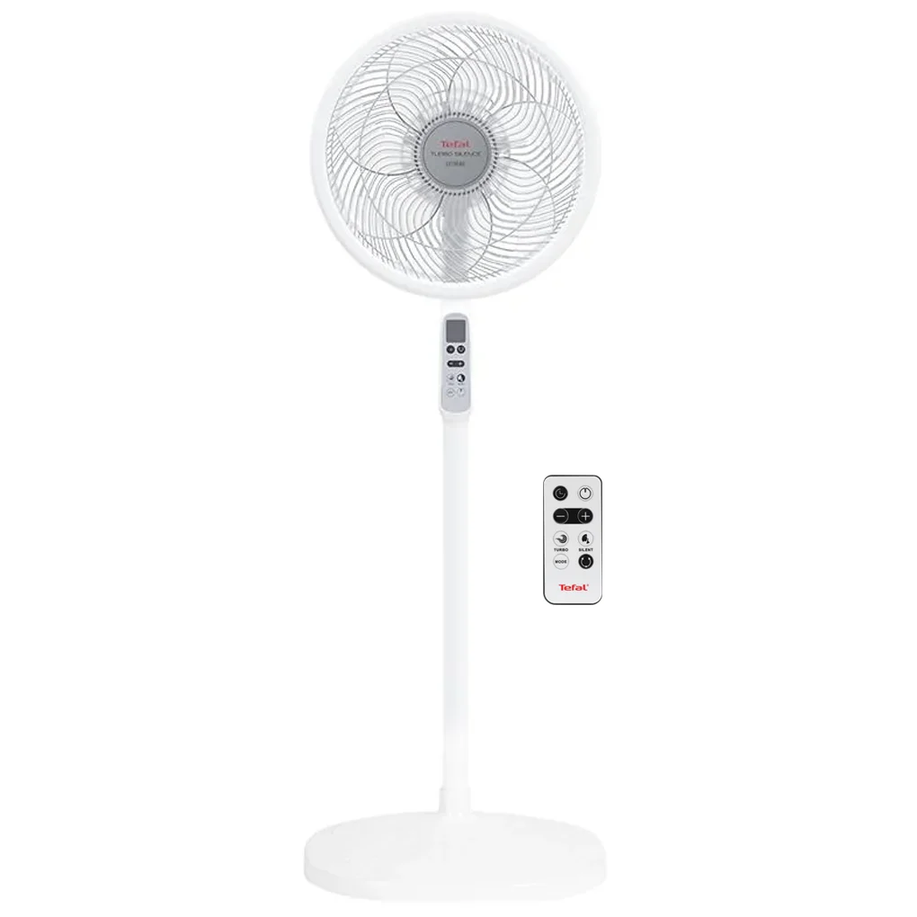 Quạt Đứng Có Remote Tefal Turbo Silence Extreme VH699690 - Trắng